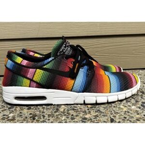 Nike SB Stefan Janoski Max Mexican Blanket Multi Color Sneakers 807497-407 Mens